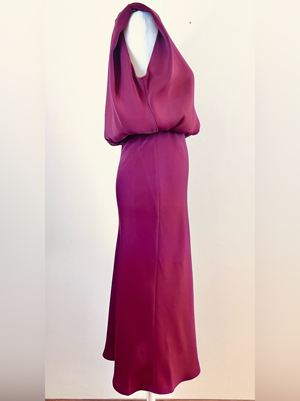 Evereve A-New York Koda Sleeveless Blouson Midi Dress | XS